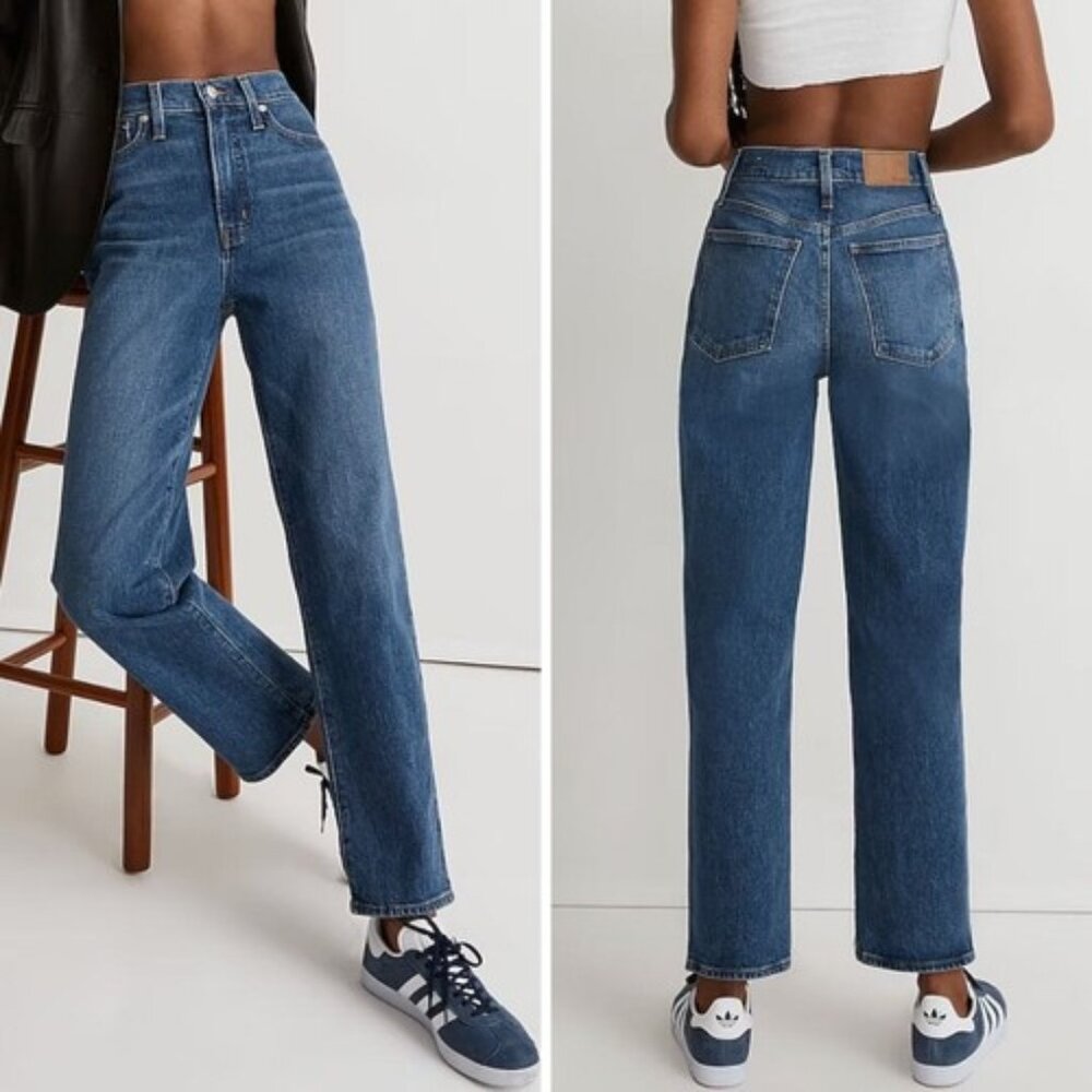 Madewell Women's Straight Leg Jeans - Blue